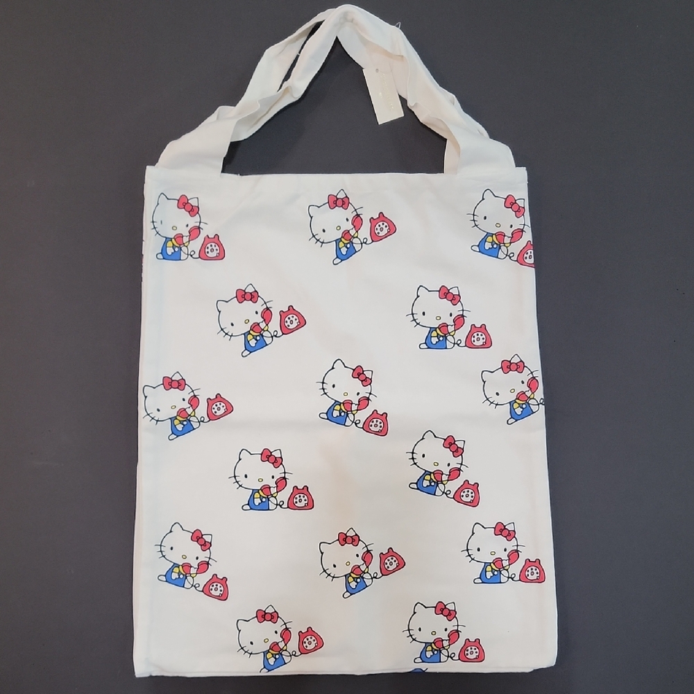 Hello Kitty Long Canvas Tote Bag